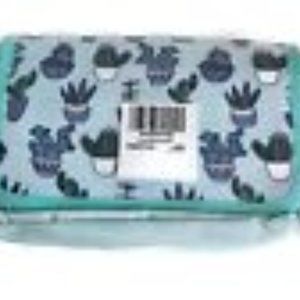 Choco Mocha Girls BLUE CACTUS Travel Bag Purse Handbag Duffle 10 x 6 x 3